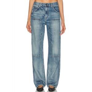 NWT Nili Lotan welder Jean Summer Wash $495 24 Carpenter Large Pockets NEW